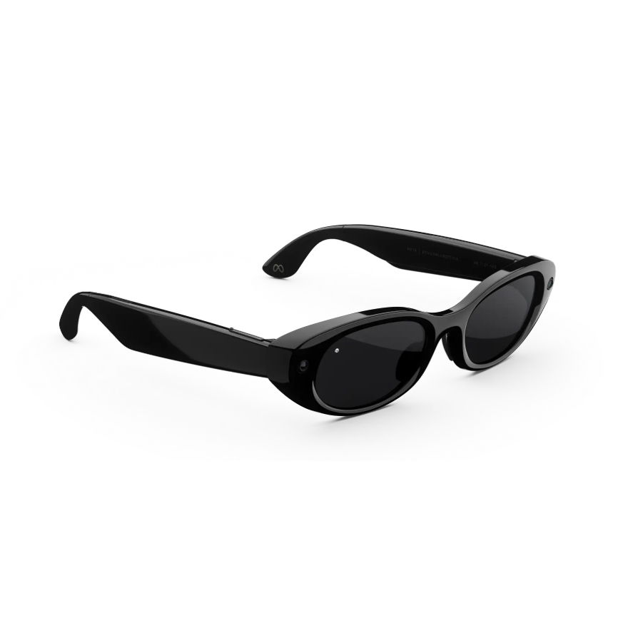 Meta Starfire Kylie Edition AI Smart Glasses – Classic Black Frame, Transitions® Grey Lenses